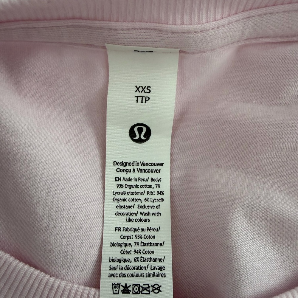 LULULEMON All Yours Organic Cotton T-Shirt NWT! - Picture 2 of 9
